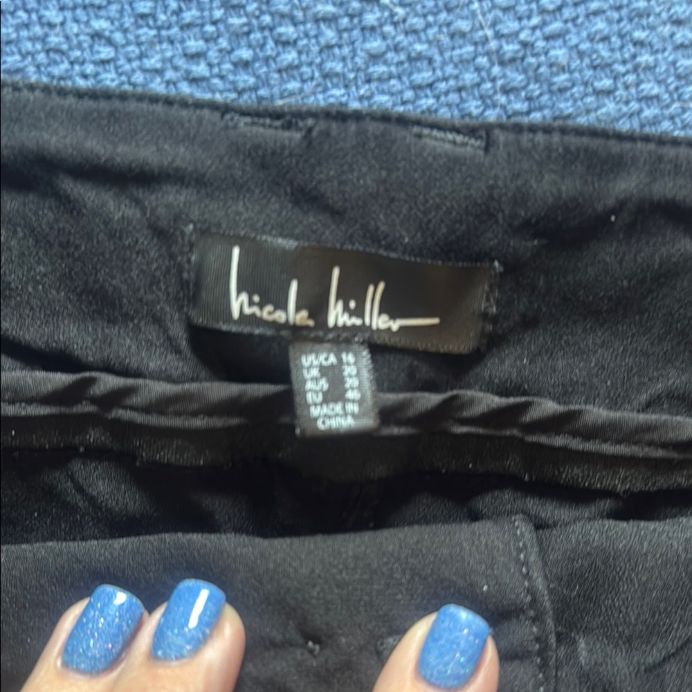 Nicole Miller Black Boot Cut Pants - Picture 5 of 5